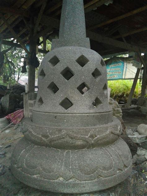 Miniatur Stupa Candi Borobudur Stupa Borobudur Miniatures