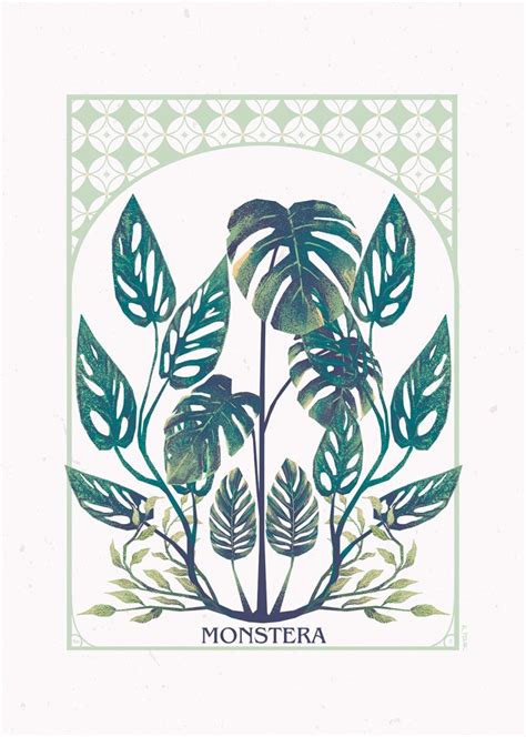 Plakat Monstera Klaudii Polak