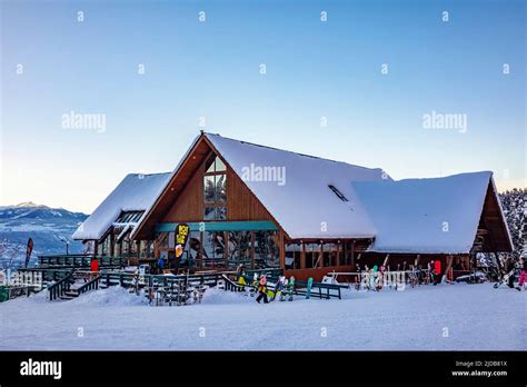 Fairmont Ski Resort chalet during the winter: Fairmont Hot Springs, BC ...