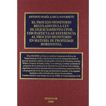 El Proceso Monitorio Regulado En La Ley De Enjuiciamiento Civil Con