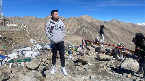 Day At Ladakh Khardung La Pass Nubra Valley Hunder Camel Riding On