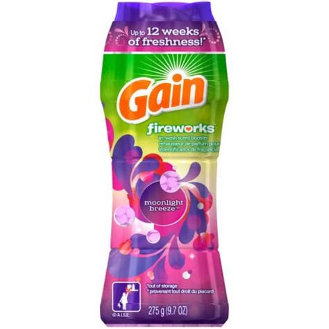 Gain Fireworks Moonlight Breeze In Wash Scent Booster Fabric Refreshers