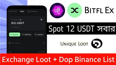 Spot 12 USDT Bitflex Exchange Airdrop New Airdrop Instant Withdraw