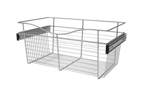 Rev A Shelf Wire Pullout Basket For In Closet X In Chrome