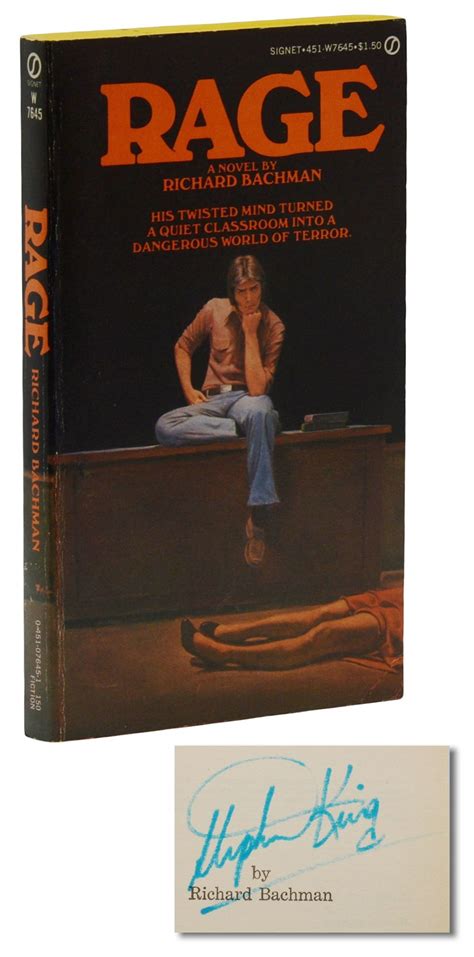 Rage Richard Bachman - Rage | Stephen King, Richard Bachman | First Edition