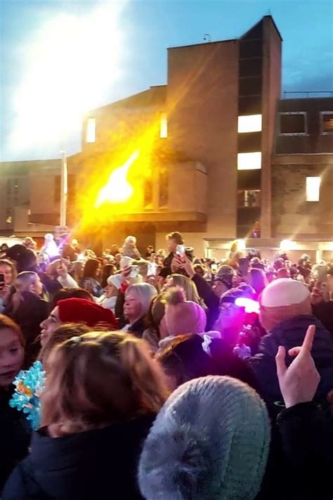 Countdown To Christmas Lights Switch On In Inverness Video Dailymotion