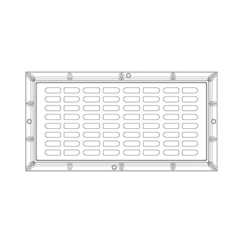 Mm Gully Grates Bolt On Frame Heavy Duty