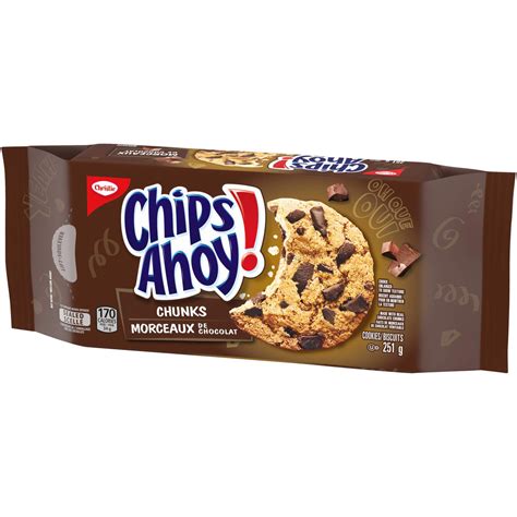 Christie Chips Ahoy Chunks Chocolate Chip Cookies 251g89 Oz Imported From Canada