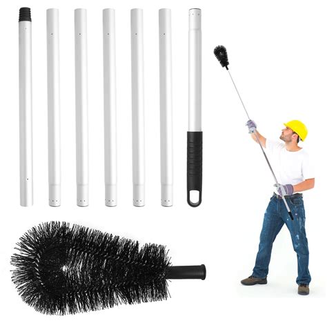 Txkrhwa Gutter Guard Cleaning Brush Extendable Guard Cleaner Tool With