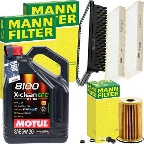 MANN INSPEKTIONSPAKET MOTUL 5W 30 MOTORÖL passend für HYUNDAI i20 CRDI