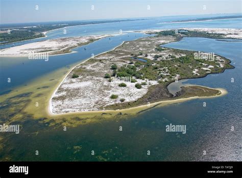An Aerial View Of Pensacola Beach Florida Usa Stock Photo Alamy