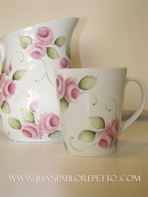 Roses Time Porcelana Pintada Cer Mica Pintada Porcelana