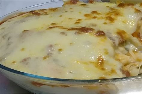 Macarr O De Forno Cremoso Bastante Queijo Fica Uma Del Cia Uma