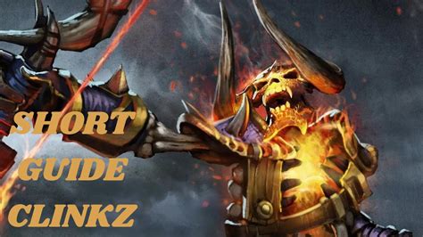 7 32 Clinkz Bone Short Guide Dota 2 YouTube