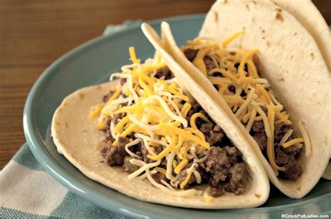 Crock Pot Ground Beef Taco Meat Crock Pot Ladies