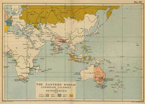 European colonies in Asia and Africa 1815 - Full size