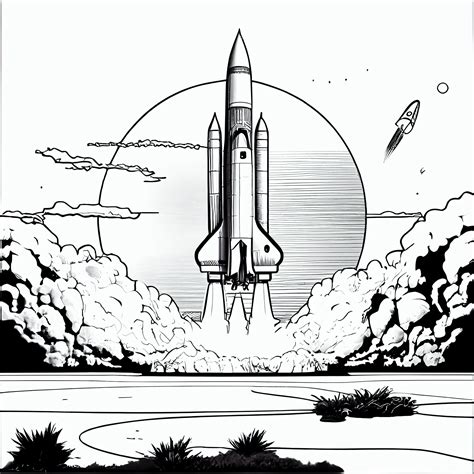 Ready For Launch 20 Nasa Rocket Coloring Pages For Kids And Adults