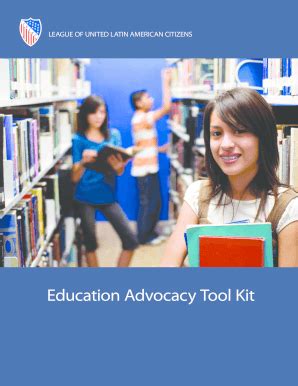 Fillable Online Lulac Education Advocacy Tool Kit Lulac Fax Email