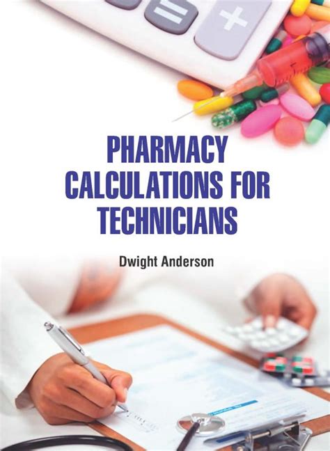 Pharmacy Calculations For Technicians Kaufmanpress