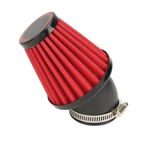 Mushroom Air Filter 35mm Universal Motorcycle Air Intake Filter Red