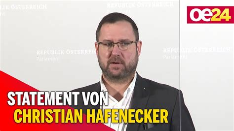 Ibiza U Ausschuss Christian Hafenecker über Ladung von Ex Kanzler Kern