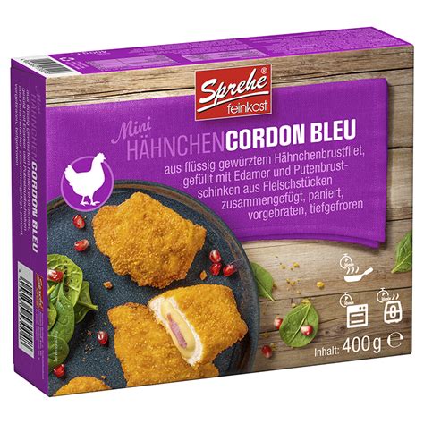 H Hnchen Mini Cordon Bleu Vorgebraten Sprehe Feinkost