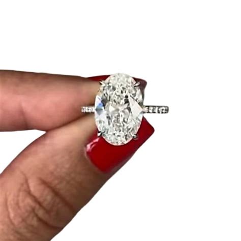 Amazon Ssjewel Ct Oval Cut Diamond Perfect Solitaire Wedding