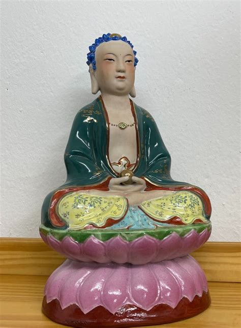 Personnage 1 Famille Rose Porcelaine Bouddha Catawiki