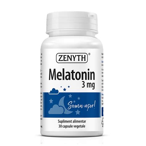 Melatonin Forte Mg Capsule Vegetale Zenyth Farmacia Tei Online