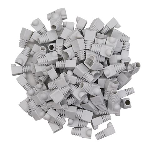 RJ 45 Strain Relief Boots RJ45 Boots Plastic Network Wire 100 PCS CAT5