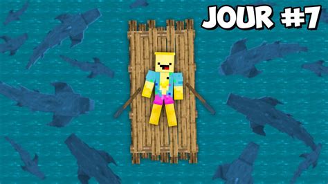 J ai survécu 7 Jours sur un Radeau Minecraft Horrible YouTube