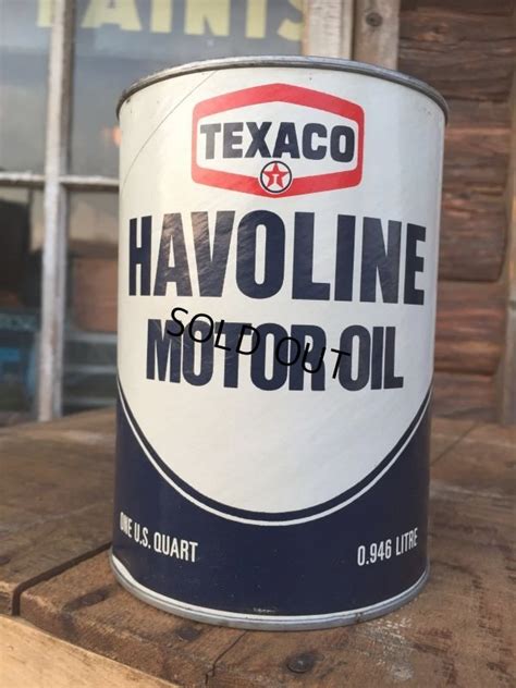 Sale！ Vintage Texaco Havoline 1 Quart Motor Oil Can Al4200 2000toys Antique Mall