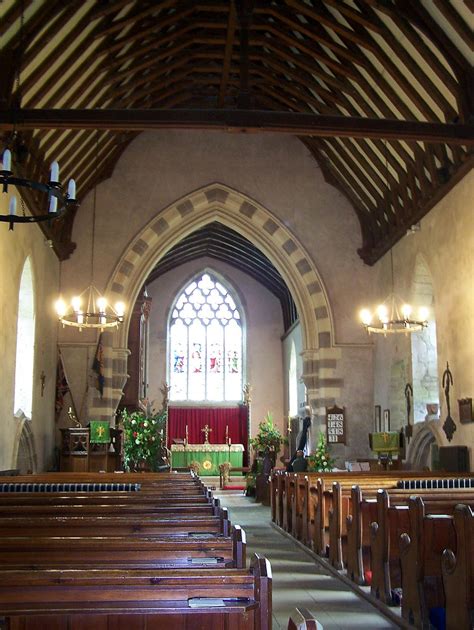 Herefordshire Eardisland Looking East Down The Nave Ear Flickr