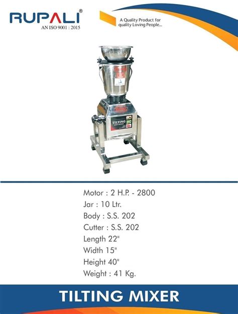 Mixer Grinder 10 Ltr For Wet Dry Grinding 200 300 W At Rs 14000