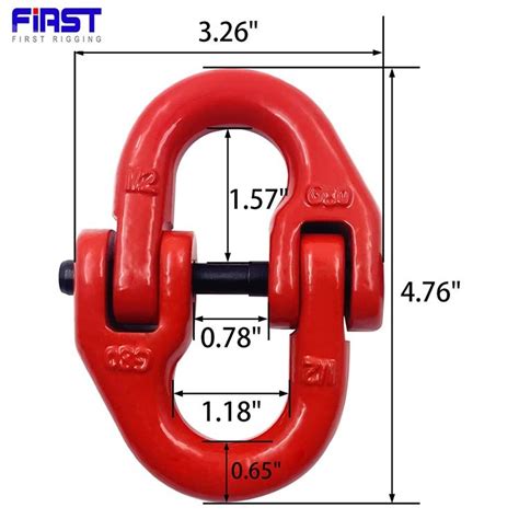 Hardware G80 European Type Connecting Link For Metallurgy China