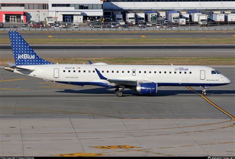 N307JB JetBlue Airways Embraer ERJ 190AR ERJ 190 100 IGW Photo By