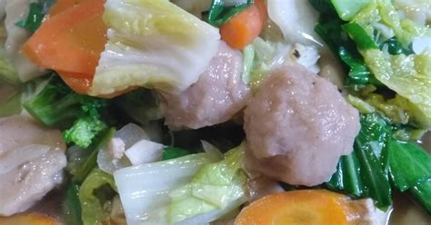 737 resep capcay bakso enak dan sederhana - Cookpad