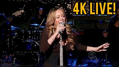 K Live Mariah Carey H A T E U At David Letterman Youtube