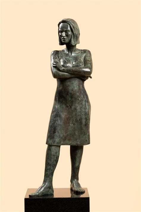 Lot Autor N O Identificado Figura Feminina Escultura Em Bronze