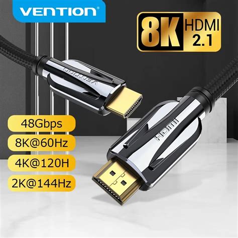 Vention HDMI 2 1 Cable 8K 60Hz 4K 120Hz 48Gbps HDMI Digital Cables HDMI