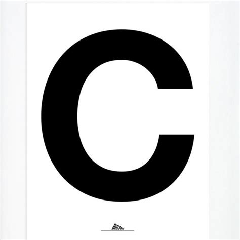 Letter "C" print - Lovely & Co.