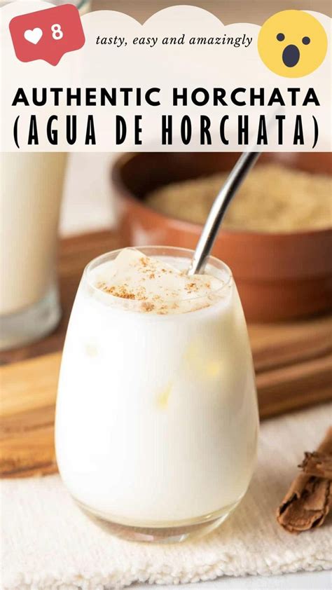 AUTHENTIC HORCHATA RECIPE AGUA DE HORCHATA Horchata Recipe