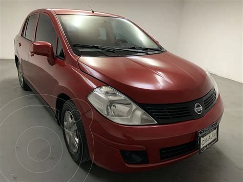 Nissan Tiida Sedan Sense Usado Color Rojo Precio