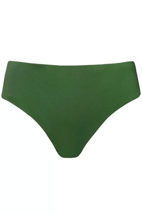 Best Robin Piccone Ava High Waist Bikini Bottom Sage Robin Piccone