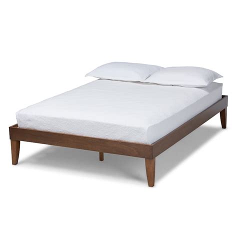 Carson Carrington Bakarekulla Mid Century Modern Platform Bed Frame