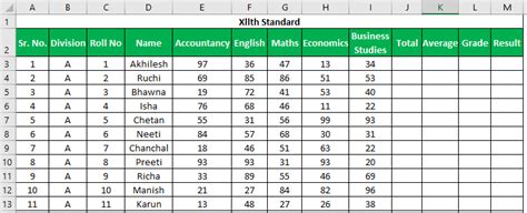 How To Make A Marksheet In Excel With Examples – NBKomputer