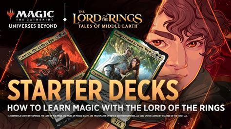 LOTR Tales Of Middle Earth Starter Decks Learn Magic On The Table