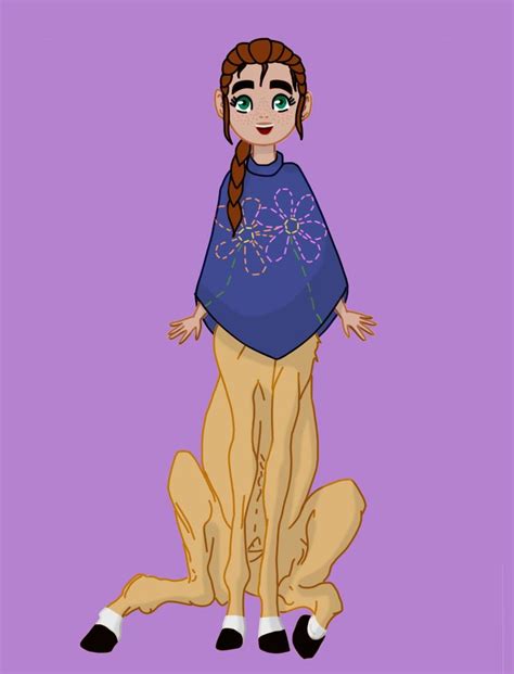 Centaur Child Centaur Poncho Art Characterdesign Originalart