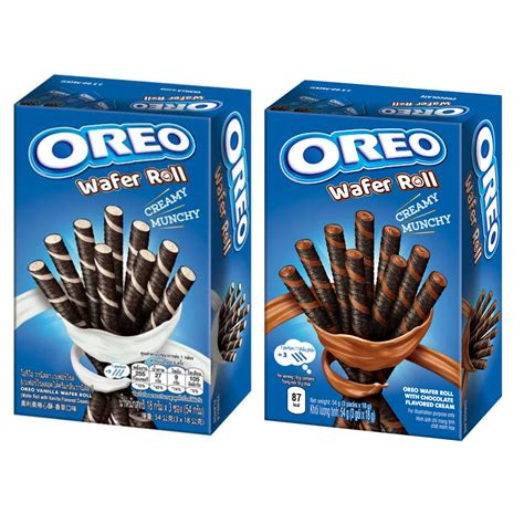 Oreos Oreo Wafer Roll Variety Pack Set Of 2 Chocoloate 19oz