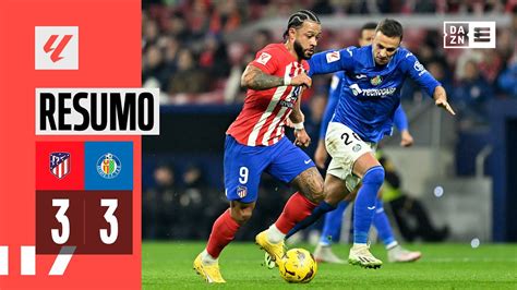 Resumo Atletico Madrid 3 3 Getafe LaLiga 23 24 YouTube